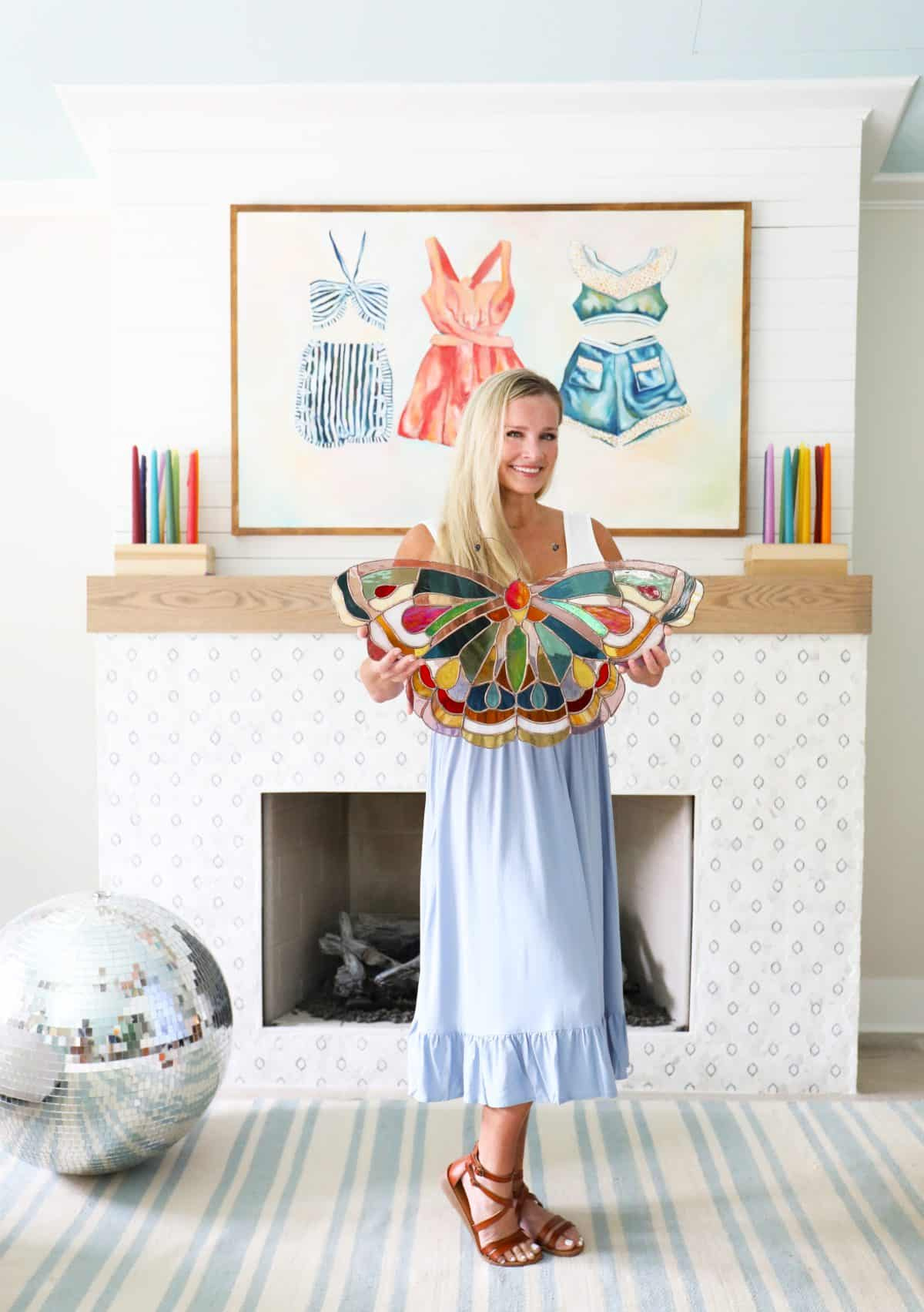Free Stained Glass Butterfly Pattern - The Handmade Home with regard to Free Printable Stained Glass Butterfly Patterns