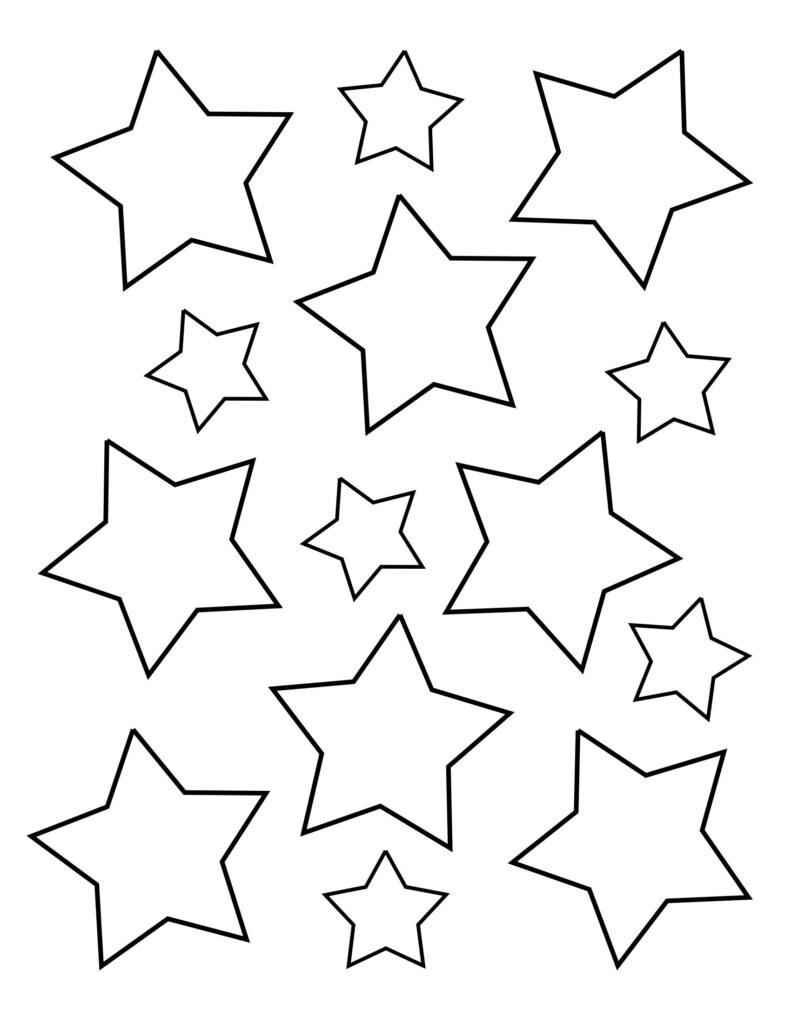 Free Star Coloring Pages For Kids! ⋆ The Hollydog Blog for Free Printable Star Coloring Pages