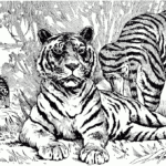 Free Tiger Coloring Pages In Free Printable Coloring Pages Of Tigers