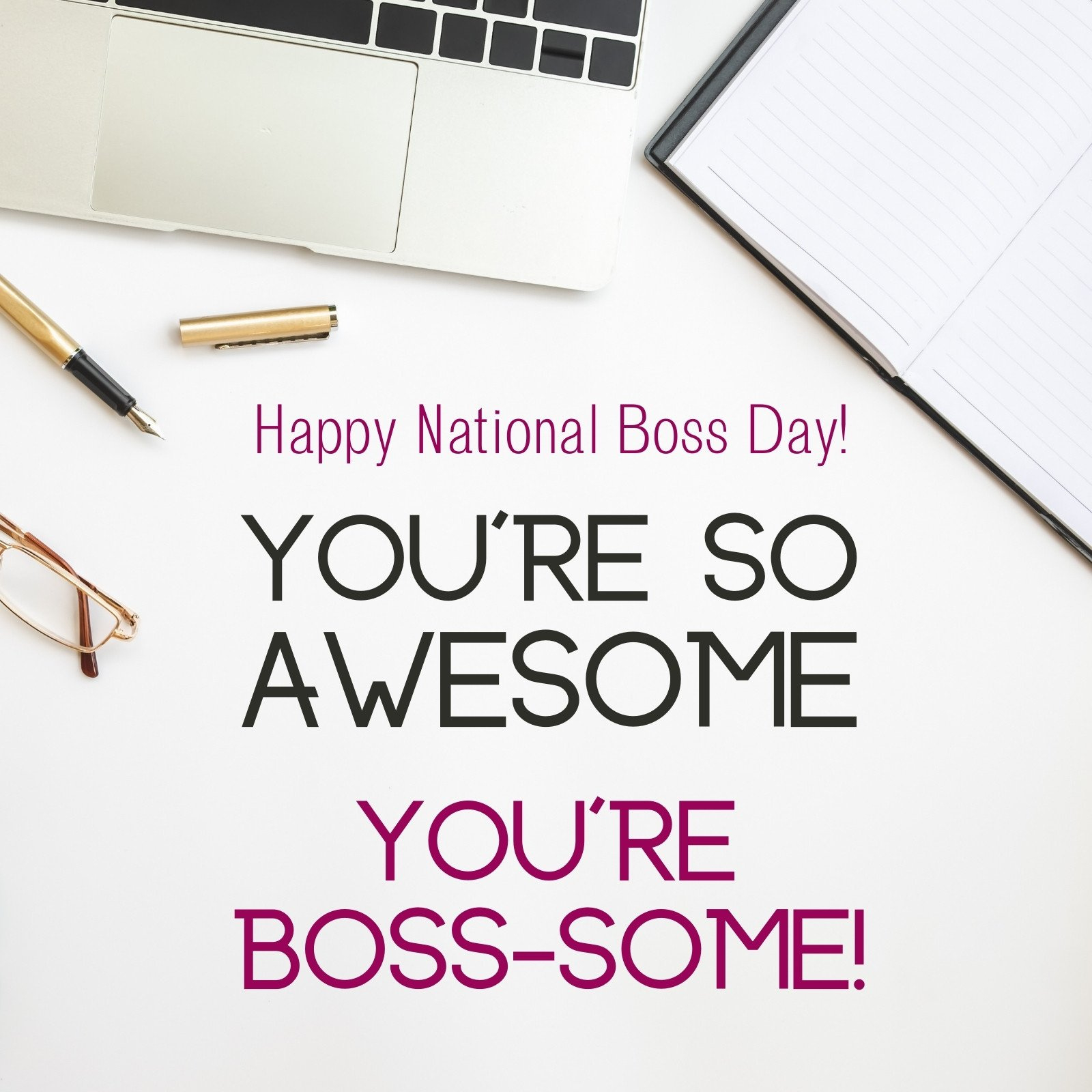 Free To Customize And Print Boss Day Card Templates | Canva regarding Free Printable Boss&amp;#039;S Day Cards