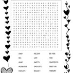 Free Valentine'S Day Word Search   For Free Printable Valentines Word Search