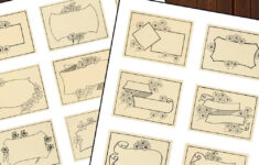 Free Vintage Labels Printables — The Art Scavenger in Free Printable Vintage Label Templates