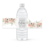 Free Water Bottle Label Templates For Word, Canva, Adobe    Learn Pertaining To Free Water Bottle Label Printable