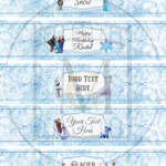 Frozen Birthday Party Water Bottle Editable Label Download · Major Pertaining To Melted Snow Water Bottle Labels Free Printable