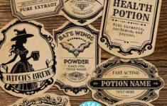 Fully Editable Vintage Apothecary Labels Printable for Vintage Labels Free Printable