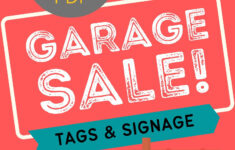Garage Sale Flyer &amp; Printable Signs, Garage Sale Category Signs throughout Garage Sale Labels Printable