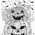 Get 13 Jack O Lantern Coloring Pages   Free Halloween Printables Intended For Free Printable Coloring Pages For Adults Halloween
