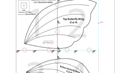 Giant Organza Butterfly Template And Tutorial - Sweet Red Poppy pertaining to Free Printable Large Butterfly Template