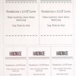 Gift Labels And Tags For Handmade Items – Mama In A Stitch For Printable Label Handmade