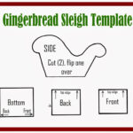 Gingerbread Sleigh Tutorial And Template Intended For Free Printable Santa Sleigh Templates