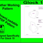 Glock 19 Leather Holster Pattern. Make Your Own Leather Holster With Free Printable Leather Holster Patterns