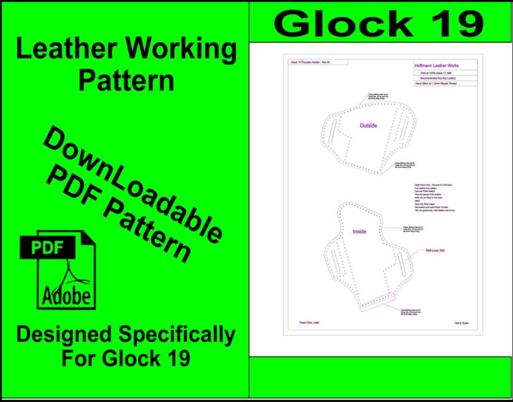 Free Printable Leather Holster Patterns