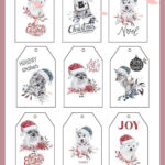 Grab The Free Snow Animal Christmas Gift Tags With Free Printable Christmas Gift Labels