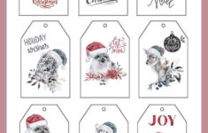 Grab The Free Snow Animal Christmas Gift Tags with Free Printable Christmas Gift Labels