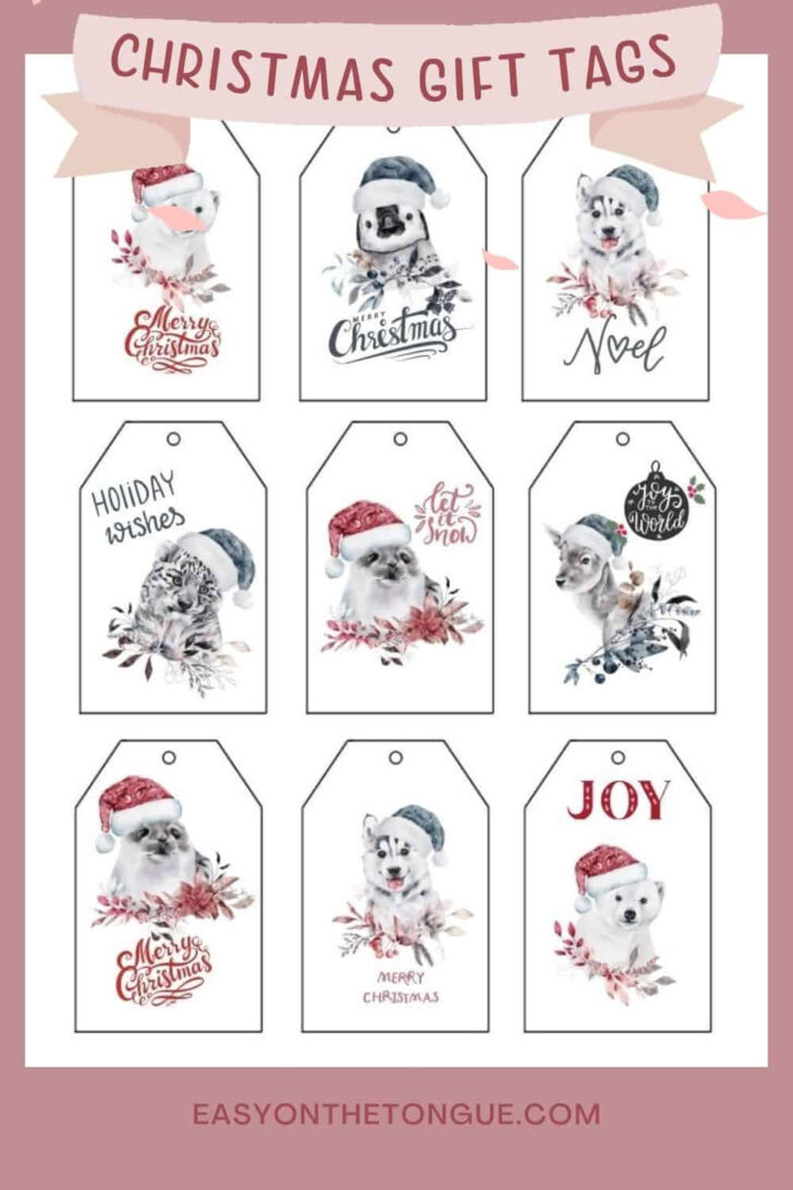 Free Printable Christmas Gift Labels