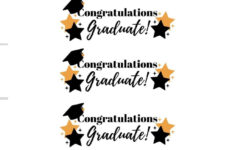 Graduation Water Bottle Labels - Free Printables - Add A Little with regard to Free Printable Graduation Water Bottle Labels