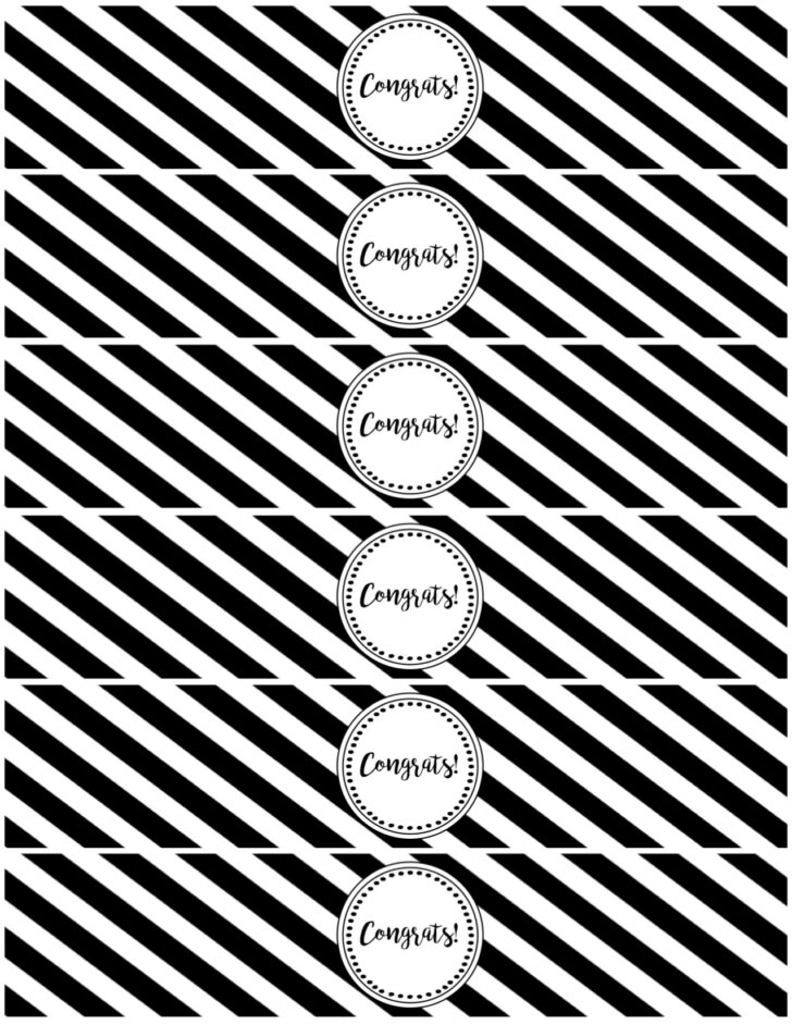Free Printable Water Bottle Labels For Graduation