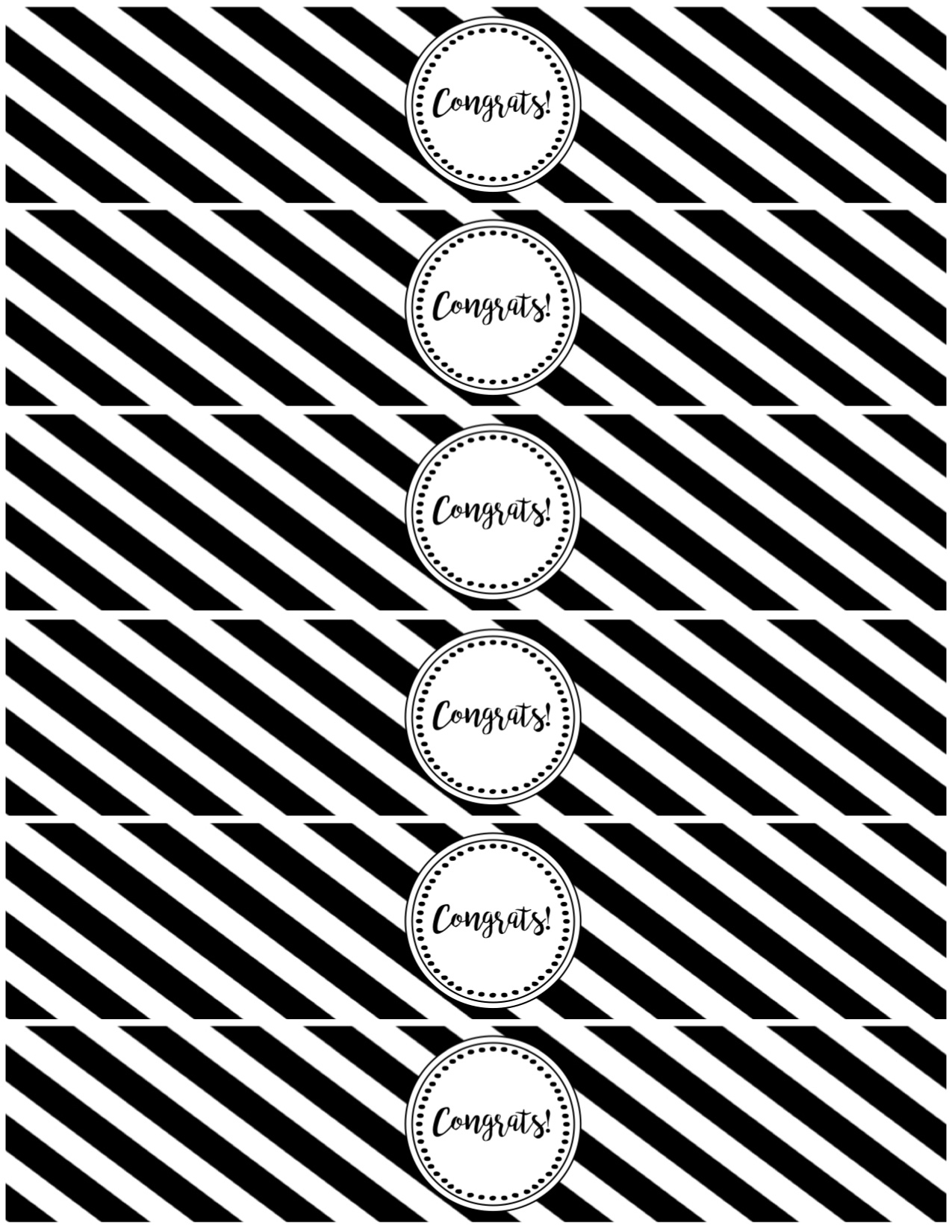 Graduation Water Bottle Wrappers - Paper Trail Design with regard to Free Printable Water Bottle Labels For Graduation