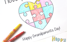Grandparents Day Free Printable Cards - Little Learning Club with regard to Free Printable For Grandparents Day