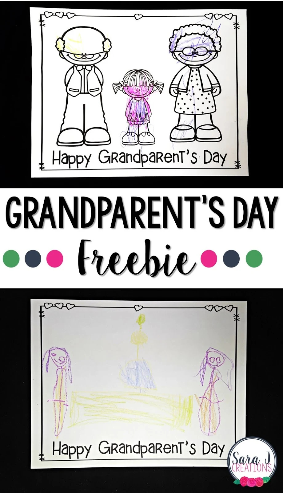 Grandparent&amp;#039;S Day Freebie | Sara J Creations inside Free Printable For Grandparents Day