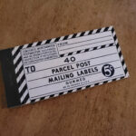 Gummed Labels   Etsy.de Pertaining To Gummed Parcel Label