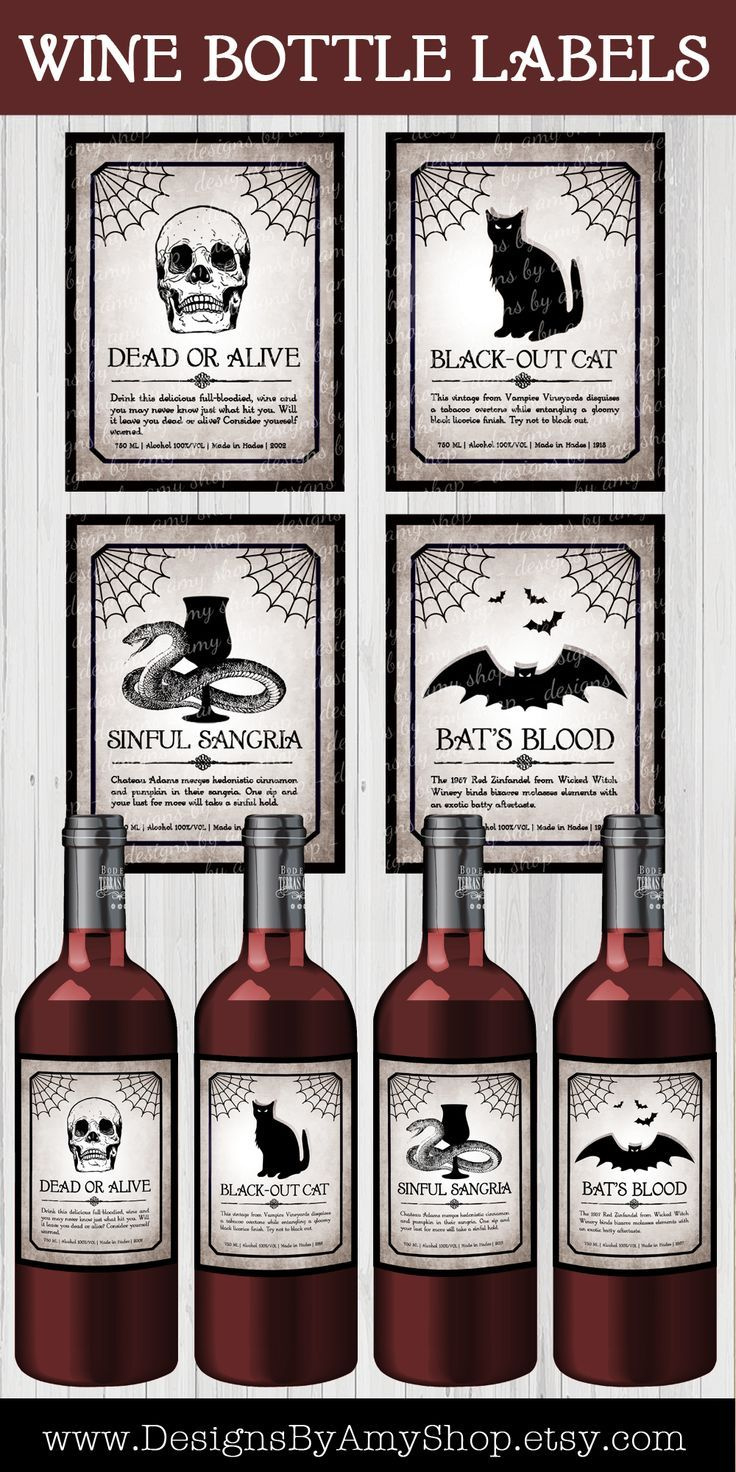Halloween 2-Liter Shocktails Bottle Labels Printable with regard to Free Printable Halloween Wine Bottle Labels