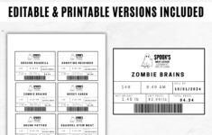 Halloween Meat Label Template | Editable Halloween Treat Sticker inside Printable Halloween Meat Labels