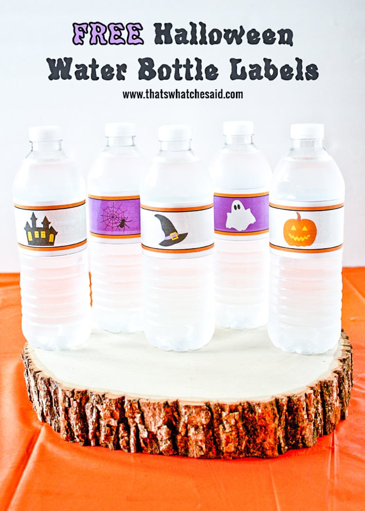 Halloween Water Bottle Printables – That&amp;#039;S What {Che} Said throughout Halloween Water Bottle Labels Printable Free