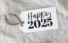 Happy 2025 Gift Tag New Year Printable, New Year, New Year for Da Label 87 Printable