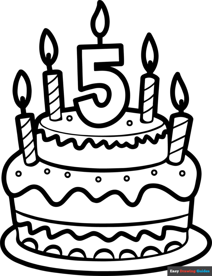 Free Printable Birthday Colouring Pages