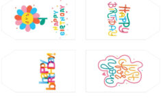 Happy Birthday Tags | Skip To My Lou intended for Printable Birthday Labels Free