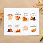 Happy Thanksgiving Gift Tags: 8 Free Printable Tags   Aubree Originals Pertaining To Free Printable Thanksgiving Labels