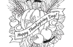 Happy Thanksgiving - Thanksgiving Coloring Pages For Adults - Page regarding Free Printable Adult Thanksgiving Coloring Pages