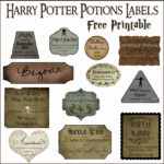Harry Potter Birthday Parties   Printables   Papier Bonbon With Harry Potter Labels Printable Free