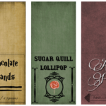 Harry Potter Candy Labels Regarding Honeydukes Sugar Quill Label Printable