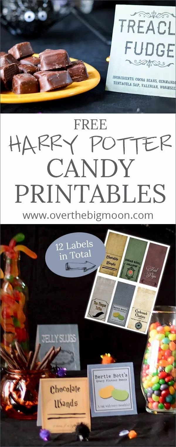 Harry Potter Candy Labels throughout Honeydukes Sugar Quill Label Printable