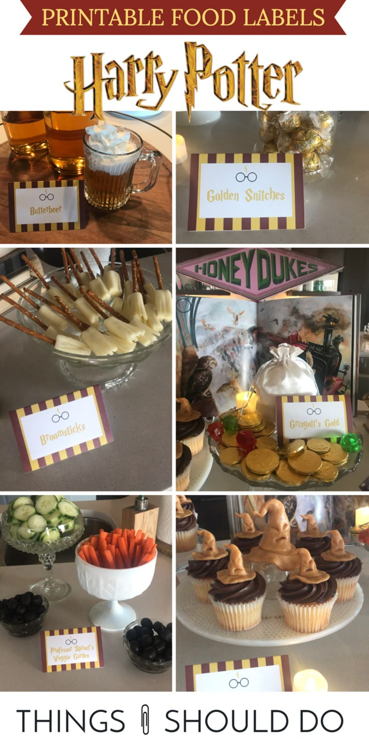 Harry Potter Food Labels - Digital Download — Things I Should Do with regard to Harry Potter Printable Food Labels