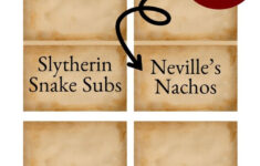Harry Potter Party Food Labels in Harry Potter Printable Food Labels