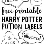 Harry Potter Potion Labels Printable   Paper Trail Design Regarding Harry Potter Potion Labels Printable Free