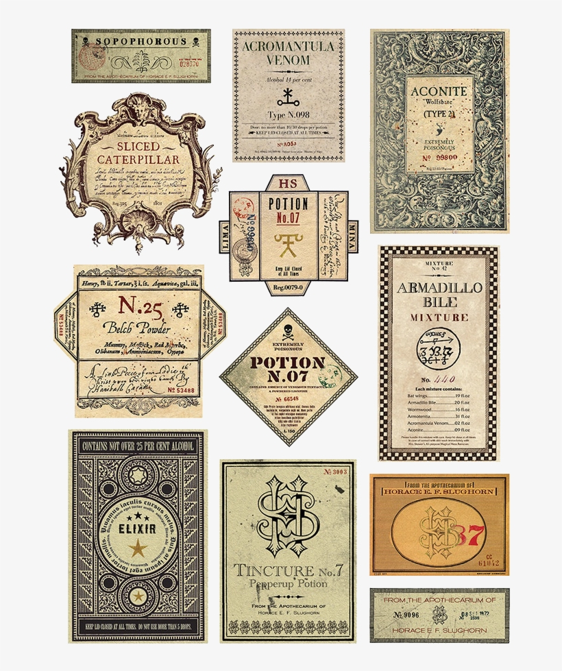 Harrypotterprops - - Harry Potter Free Printable Potion Labels throughout Harry Potter Labels Printable Free