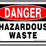 Hazardous Waste Sticker For Labeling Your Container Or Drum For Hazardous Waste Label Printable