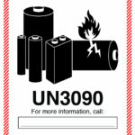 Hazmat Lithium Battery Warning Labels Within Lithium Battery Label Printable