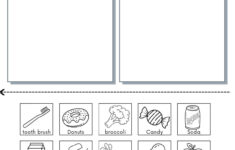 Healthy Teeth Sorting Worksheet (Free Printable) throughout Free Printable Dental Health Worksheets