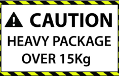 Heavy Fba Box Labels within Printable Heavy Package Label