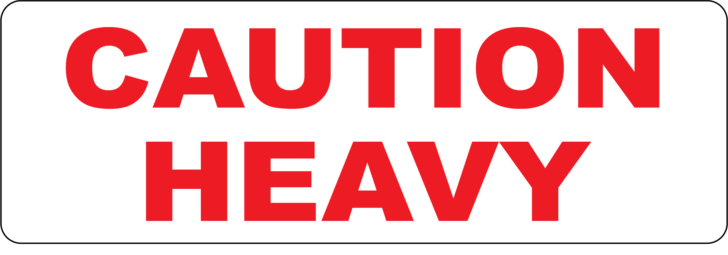 Printable Heavy Package Label