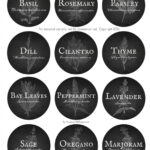 Herb Garden Vintage Labels In Vintage Labels Free Printable