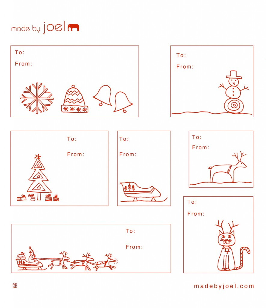 Holiday Gift Tag Templates – Madejoel pertaining to Gift Tag Labels Printable