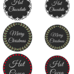Homemade Hot Cocoa Recipe With Printable Chalkboard Labels   Mom 4 For Hot Cocoa Printable Label