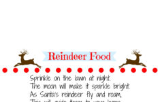 Homemade Reindeer Food Recipe With Printable Labels regarding Reindeer Food Free Printable Labels