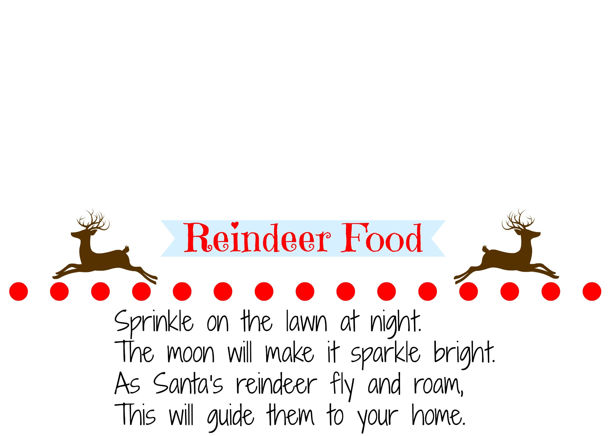 Homemade Reindeer Food Recipe With Printable Labels with regard to Reindeer Food Labels Printable